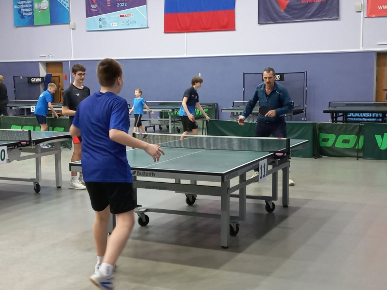 Муниципальные соревнования по настольному теннису "Резвый мяч ".