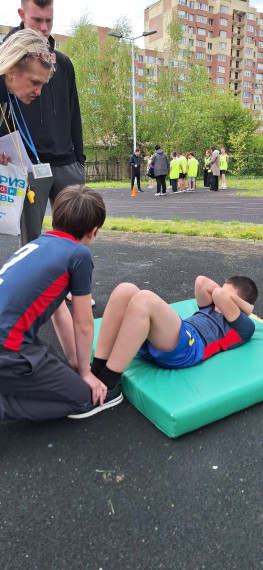 Президентские  состязания среди 5-х классов.